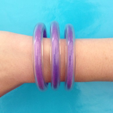 bracelet circle purple