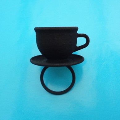 ring cup black