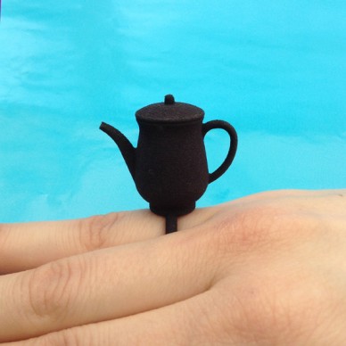 ring teapot black