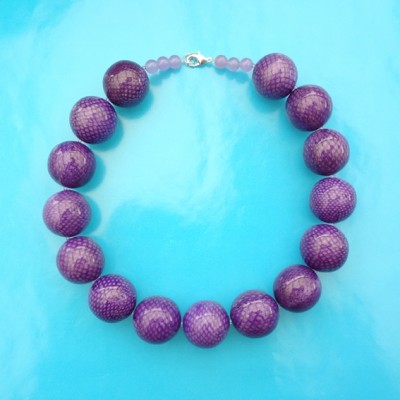 17necklace snakeball purple 72