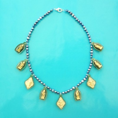 30 necklace buddha green OK 72 - kopie