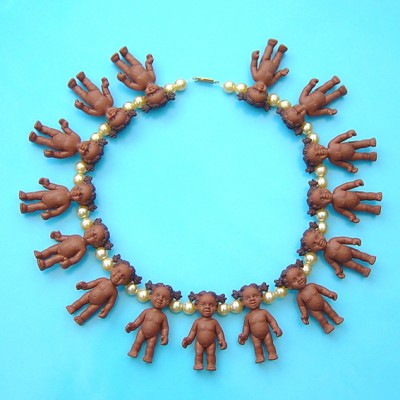 42necklace doll brown