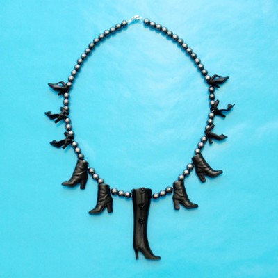 53necklace shoe black 72 - kopie