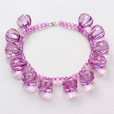 8 necklace shine purple 72 - kopie