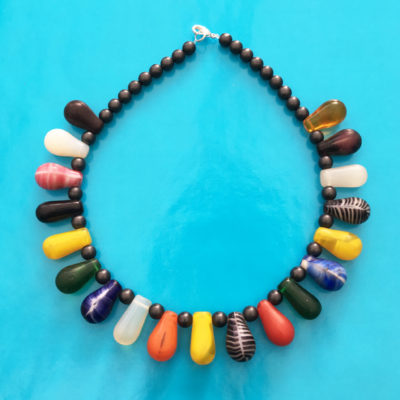 necklace glass drop colors many 72