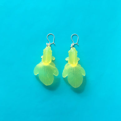 earring fish yellow 72