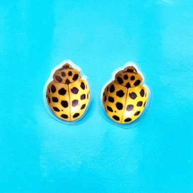 earring lam ladybug yellow 72