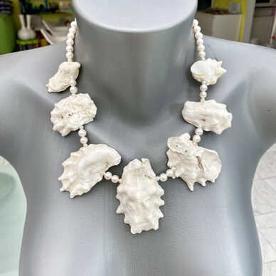 necklace oyster white 5 72